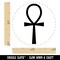 Coptic Cross Ankh Egyptian Hieroglyphic Rubber Stamp for Stamping Crafting Planners